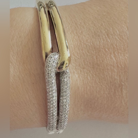 David Yurman Labyrinth Diamond Bracelet with 18k Gold - Picture 8 of 10